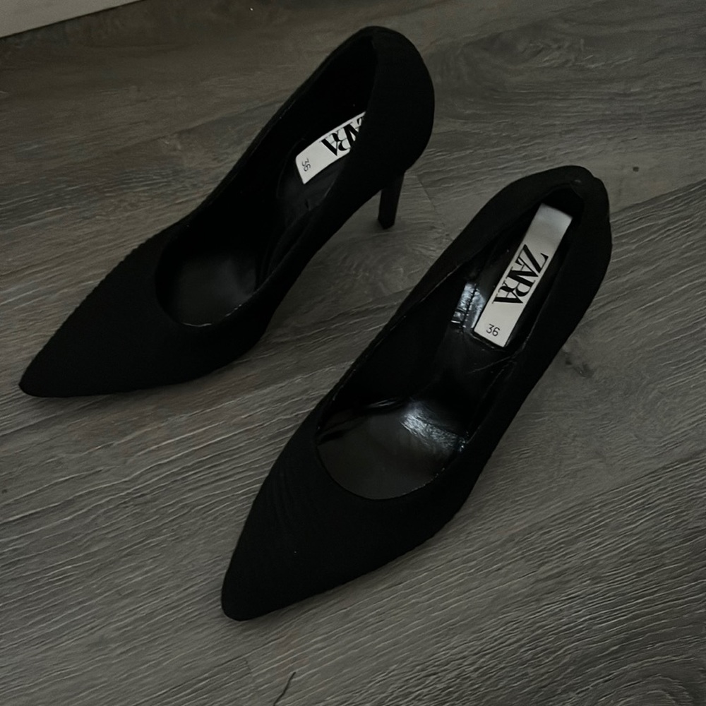 Zara stretched heels